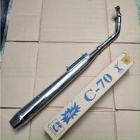 Pô gắn xe Cub 82, Dd, Cub 78 81 70 hàng VD168 cao cấp - pô xe máy