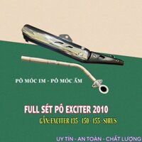 Pô giả zin Exciter 2010 gắn cho xe Exciter 135, 150, Sirus Wave
