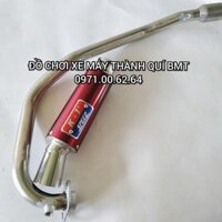 Pô K1 đỏ kèm cổ pô Raider Satria FI