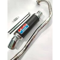 Pô K1 full cổ 1 khúc kèm phụ kiện lắp dòng xe Raider , Satria