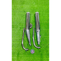 Pô Kingdrag Xi Trắng Móc Nỉ Chụp Nhôm Gắn Các Dòng Xe Wave Dream Sirius Âm Thanh Trầm Ấm