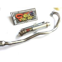 Pô KOU inox 304 bao gồm cả cổ 1 khúc  pô độ GẮN CHO NHIỀU LOẠI XE Phụ Tùng