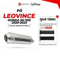 Pô LeoVince 4road Honda SH 150i 2020-21 - Full Kit Cổ Titan
