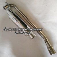 Pô Leovince bạc kèm cổ pô Sirius FI