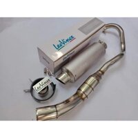 Pô leovince bạc xịn + cổ bầu hơi lắp cho dòng xe exciter 150 , winner, winner x , kèm phụ kiện đầy đủ