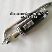 Pô Leovince đen kèm cổ pô Sirius FI