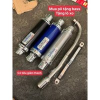 Pô leovince đủ màu full cổ inox gắn cho xe wave 50 - 100, cup, dream, 67,..