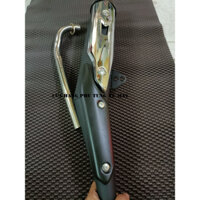 Pô móc ấm kiểu Ex155 cho xe Sirius, Wave nhỏ, Dream kèm cổ inox và ốp pô xịn