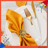 [Po] Nhẫn Khăn Ăn Kim Loại Giá Đỡ Khăn Ăn 12 Chiếc Vintage Khăn Ăn Nhẫn Thổ Nhĩ Kỳ Thiết Kế Con Công Trang Trí Bàn Cho Năm Mới Lễ Tạ Ơn Giá Đỡ Sắt Có Thể Điều Chỉnh