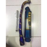 Pô OVER titan kèm cổ titan gắn xe Wave, Dream, Sirius, Cub - phụ tùng xe máy