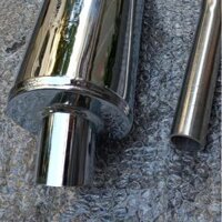 Pô RSX inox gắn wave 110 2017 đến 2023,wave a 100, rs100 ,wave blade, ws110