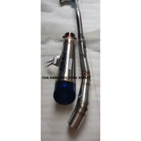 Pô SC XÉO TITAN - kèm cổ 2 khúc inox 304 gắn xe Dream - Wave - Sirius - Cup - Elegant - Jupiter - Future