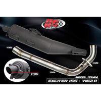 Pô tăng giả Zin R8 dành cho xe Exciter 155/Y16ZR