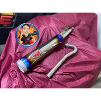 Pô Tăng Wave110 Wave Nhỏ  Xi TITIAN Đích Nhôm Kèm Cổ Inox Sâu304