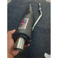 Pô UMA họng INOX 42mm Móc Nỉ kèm cổ Wave Sirius (Không Tiêu)