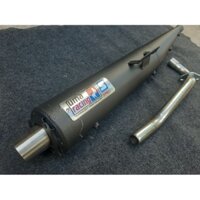 Pô UMA họng INOX 42mm Móc Nỉ kèm cổ Wave Sirius (Không Tiêu)