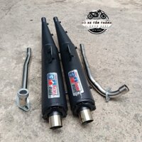 Pô uma racking đuôi inox hàng 1.1 gắn sirius, wave, ex, winner, sonic...full cổ