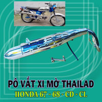 Pô vắt xi mờ Honda cho xe 67 ,68 ,CD ,CL chính hãng