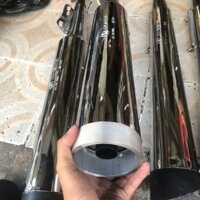 Pô wave nhỏ 50 100 cc móc cổ inox đuôi nhom cnc