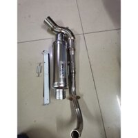 pô xe máy hiệu leovin, pô leovin thiết kế full cổ cong k1, pô xe dream, pô xe Wave, pô xe sirius