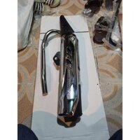 Pô xe máy, pô sirius rc, thiết kế móc sẵn kiểu exciter 2010 che pô, chất liệu inox Phụ Kiện Phụ Tùng