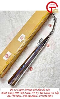 Pô Xe Super Dream Đời Đầu Đít Xéo Chính Hãng