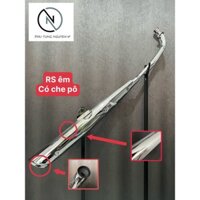 Pô xe wave RS , HÀNG CAO CẤP (móc cam xăng, pô zin êm có che pô, pô zin êm không che pô)