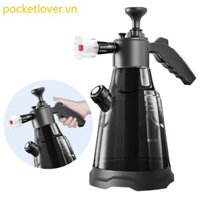 Poc 2 Lít Bơm Tay Xốp Xịt Với 3 Loại Vòi Phun Tay Khí Nén Xốp Pháo Tuyết Bọt Rửa Xe Chai