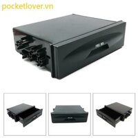 Poc Universal Car Storage Box CX-38 Single Layer Auto Single Din Dash Radio Cài đặt Pocket-Kit