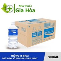 Pocari Sweat - Thức uống bổ sung ion bù nước và điện giải (Thùng 15 chai 900ml)