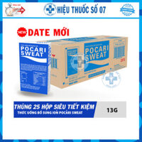 Pocari Sweat thùng 125 gói dạng bột - Thức uống bổ sung ion, nước điện giải cho cơ thể mỗi ngày