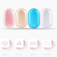 Pocket Hand Warmer Heater USB Charger Electric Rechargeable 5000mAh Power Bank