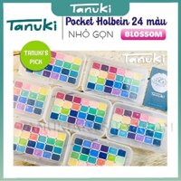 Pocket màu nước Holbein Blossom 24 màu chọn lọc (1ml)