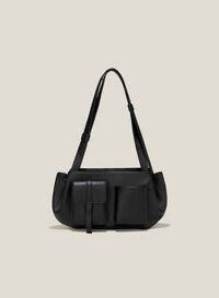 Pocket tote bag - TOT 0141 - Màu đen