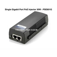 POE Injector 10/100/1000M, 30W MIDSPAN 4,5(+) 7,8(-) P/N: PSE801G - KMETECH