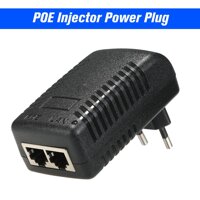 PoE Injector Ethernet Bộ Chuyển Nguồn DC48V 0.5A 15.4 W POE Pin4/5 (+) năm 7/8 (-) tương Thích W/T IEEE802.3af Cho Ip Camera Điện Thoại IP Wi-Fi Reless AP 100 M Khoảng Cách Truyền Dẫn