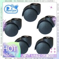 [Poeifjgn] Bánh Ghế Văn Phòng 2 Inch, Bánh Xe Ghế Xoay Thay Thế, Bánh Hạng Nặng Cho Nội Thất Dễ Dàng Lắp Đặt Dễ Dàng Sử Dụng, 5 Chiếc
