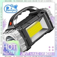 [Poeifjgn] Đèn pin năng lượng mặt trời di động để cắm trại ngoài trời đi bộ đường dài