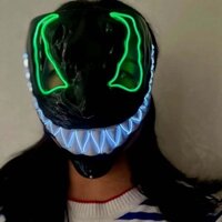 Poison LED Halloween Glow Mask Dual Color Blue&green/blue/red Halloween, Gathering