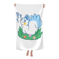 Pokemon Pachirisu 80 * 130cm Khăn Microfiber Khăn Tắm Thời Trang In Hình Khăn Đi Biển (52 * 32in)