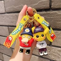 Pokémon Pokémon Pokémon Pikachu Kabi Beast Ếch Hạt Móc Khóa Ba Lô Anime Búp Bê Mặt Dây Chuyền Quà Tặng Nhỏ