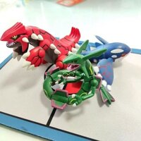 Pokémon  Rayquaza  Arceus  Groudon  Búp bê  Số liệu  Đồ trang trí máy tính để bàn  Mô hình  Quà tặn