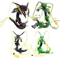 Pokemon Sáng Bóng Mega Rayquaza Sang Trọng Đồ Chơi Anime Rayquaza Nhồi Bông Sang Trọng Bộ Sưu Tập Động Vật Búp Bê Quà Tặng