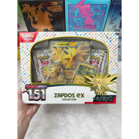 Pokémon TCG: Hộp thẻ bài Scarlet & Violet-151 Collection (Zapdos ex)