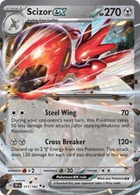 Pokemon TCG - Scarlet & Violet: Temporal Forces - Scizor ex - 111/162 - Ultra Rare