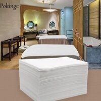 Pokinge 100 Chiếc Khăn Trải Giường Thẩm Mỹ Viện, Khăn Trải Giường Dùng Một Lần Ấm Áp Thoáng Khí, Vải Không Dệt Mềm Đa Năng Bàn Massage Khăn Trải Giường SPA Mỏng