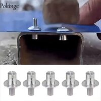 Pokinge 200 Chiếc Đinh Tán Sốc, Đinh Tán Nhôm Đầu Tròn Lõi Nhôm, 200 Chiếc Búa Nhỏ Ổ Gõ Loại Vít Khai Thác Tường