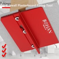 Pokinge Công cụ cố định bảng thạch cao treo tường POKINGE, Giá đỡ tấm thạch cao hỗ trợ trần tiết kiệm lao động, Tấm tháo gỡ vị trí gắn trần Bảng phụ trợ trần