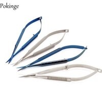 Pokinge Kéo Corneal Titan Đa Kích Thước Mỏ Kéo Nha Khoa Phẫu Thuật Mí Mắt Dụng Cụ Mắt