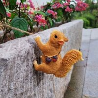 Pokinge Sóc Điêu Khắc, Phong Cảnh Sân Vườn Sáng Tạo Dây Leo Sóc Tượng, Đồ Thủ Công Nhựa Dễ Thương Đồ Trang Trí Mô Phỏng Sóc Khỉ Tượng Trang Trí Nhà Cửa